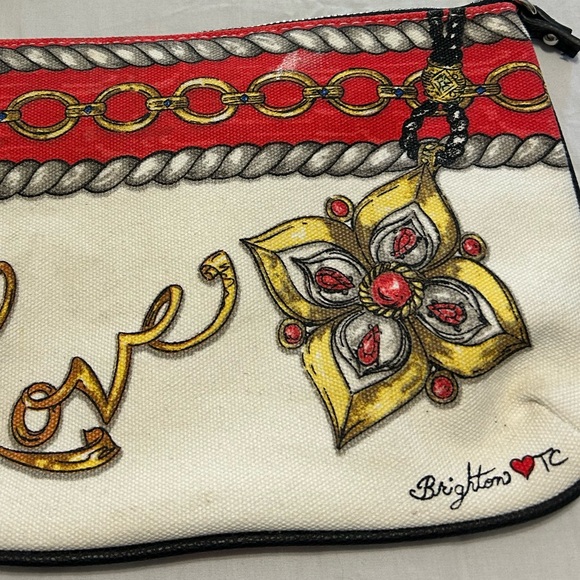 Brighton Glitter & Go Love Canvas Pouch - Picture 6 of 9